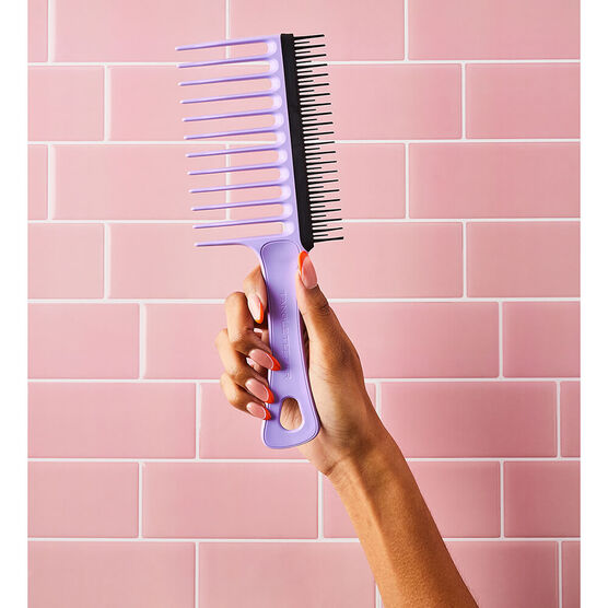 Combs Wide Tooth Lilac/Black